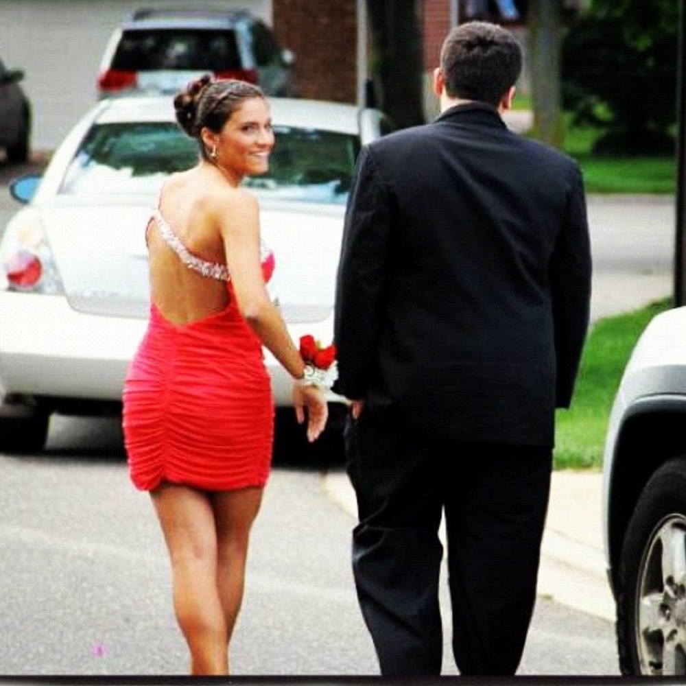 Red prom dress